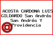 ACOSTA CARDONA LUIS GILDARDO San Andrés San Andrés Y Providencia