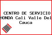 CENTRO DE SERVICIO HONDA Cali Valle Del Cauca