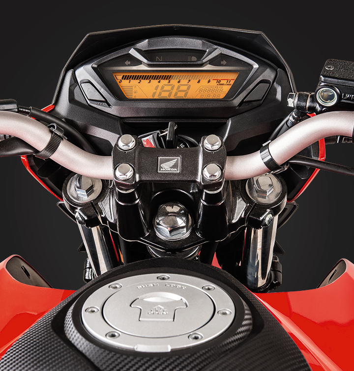 Diseño tablero de la moto honda cb 160f XDL