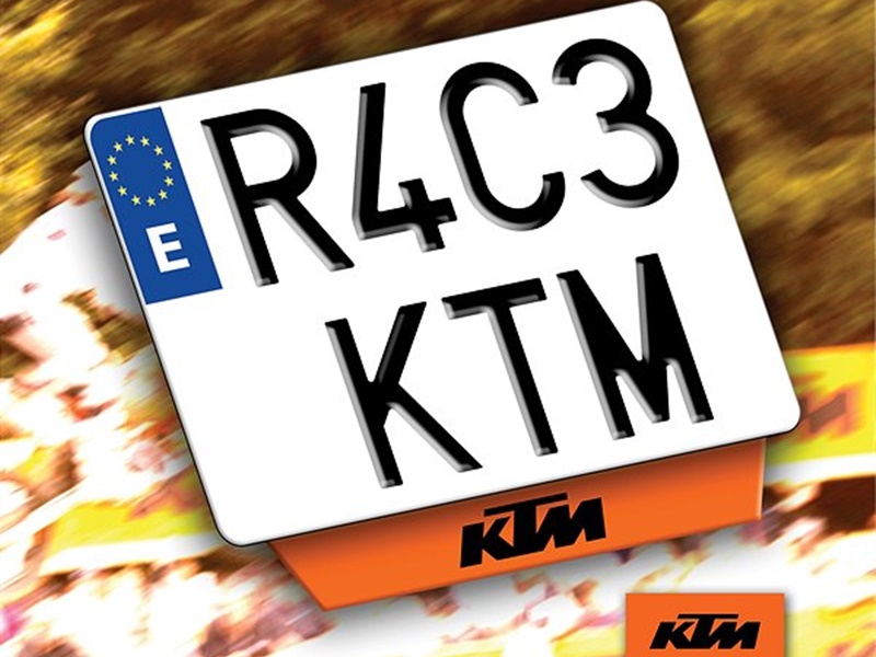 Busca tu KTM con matrícula KTM