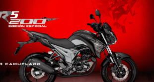 Moto AKT CR5 200 camuflada- edición especial