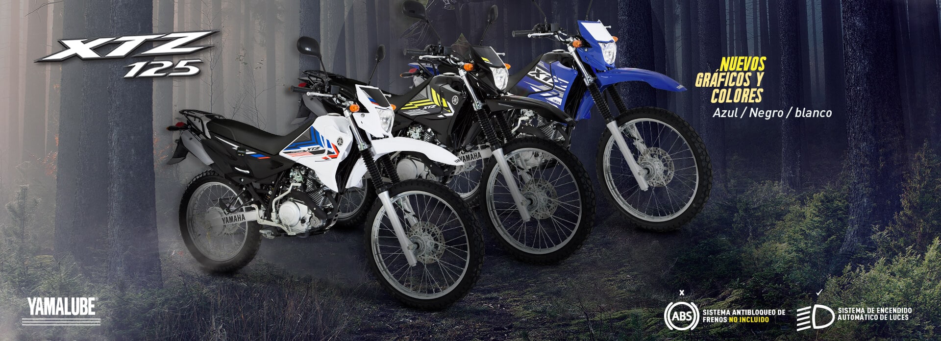 Colores y especificaciones Yamaha XTZ 125
