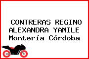 CONTRERAS REGINO ALEXANDRA YAMILE Montería Córdoba