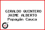 GIRALDO QUINTERO JAIME ALBERTO Popayán Cauca