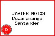 JAVIER MOTOS Bucaramanga Santander