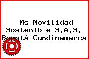 Ms Movilidad Sostenible S.A.S. Bogotá Cundinamarca