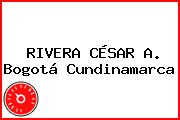 RIVERA CÉSAR A. Bogotá Cundinamarca