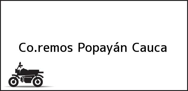 Teléfono, Dirección y otros datos de contacto para Co.remos, Popayán, Cauca, Colombia