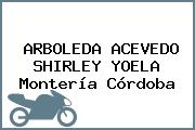 ARBOLEDA ACEVEDO SHIRLEY YOELA Montería Córdoba