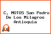 C. MOTOS San Pedro De Los Milagros Antioquia