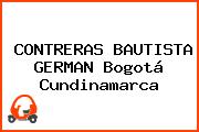 CONTRERAS BAUTISTA GERMAN Bogotá Cundinamarca