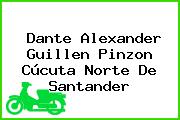 Dante Alexander Guillen Pinzon Cúcuta Norte De Santander