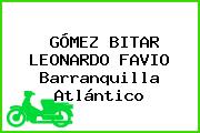 GÓMEZ BITAR LEONARDO FAVIO Barranquilla Atlántico