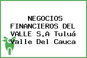 NEGOCIOS FINANCIEROS DEL VALLE S.A Tuluá Valle Del Cauca
