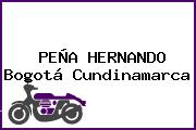 PEÑA HERNANDO Bogotá Cundinamarca