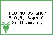PIU MOTOS SHOP S.A.S. Bogotá Cundinamarca