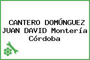 CANTERO DOMÚNGUEZ JUAN DAVID Montería Córdoba
