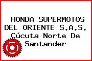 HONDA SUPERMOTOS DEL ORIENTE S.A.S. Cúcuta Norte De Santander