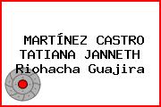 MARTÍNEZ CASTRO TATIANA JANNETH Riohacha Guajira