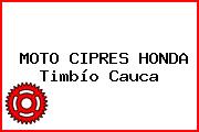 MOTO CIPRES HONDA Timbío Cauca