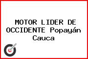 MOTOR LIDER DE OCCIDENTE Popayán Cauca