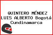 QUINTERO MÉNDEZ LUIS ALBERTO Bogotá Cundinamarca