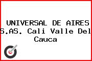 UNIVERSAL DE AIRES S.AS. Cali Valle Del Cauca