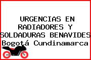 URGENCIAS EN RADIADORES Y SOLDADURAS BENAVIDES Bogotá Cundinamarca